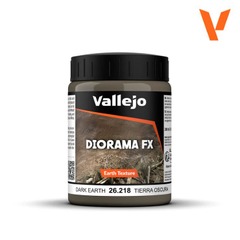 Vallejo 200ml Bottle Dark Earth Diorama FX